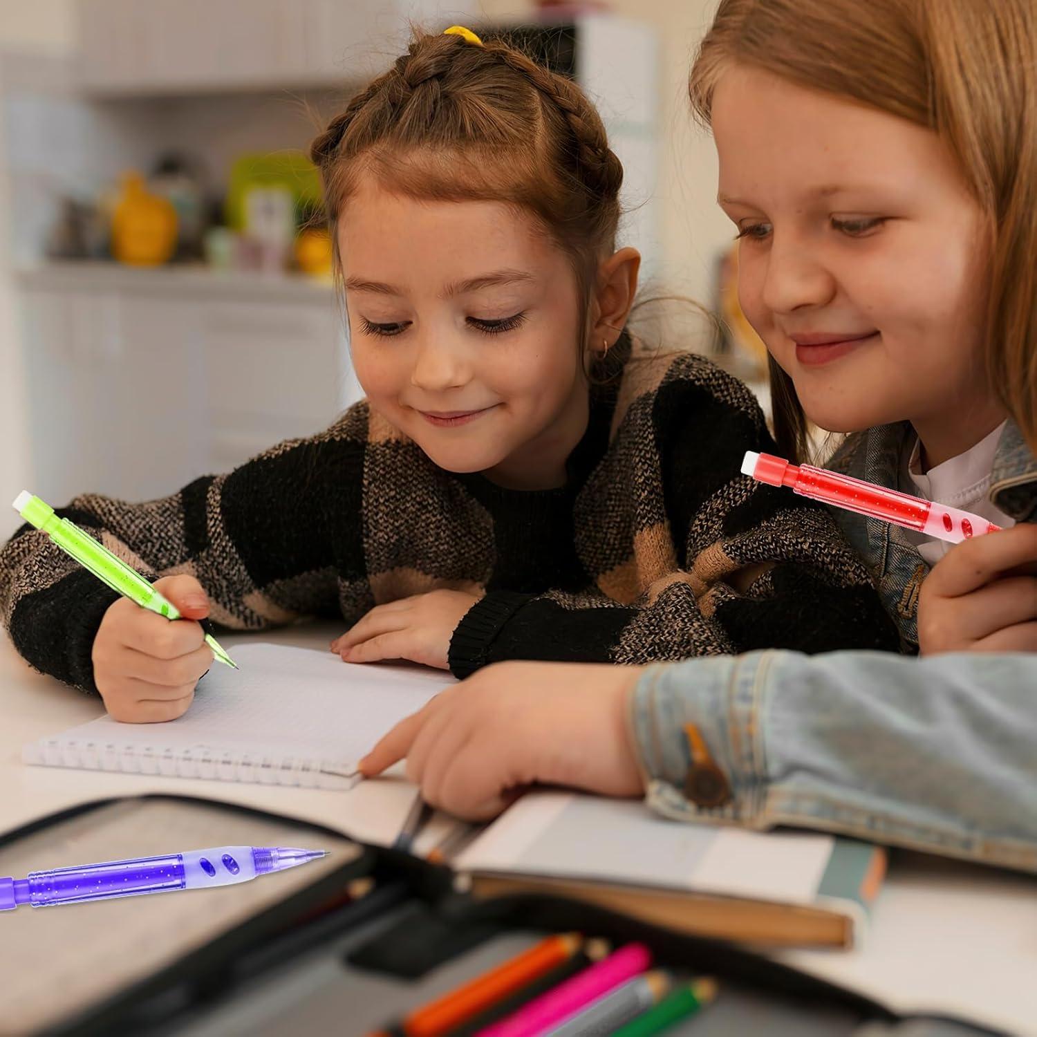 16 Lápices Mecánicos Mini Mabor 0.7mm Colores Variados