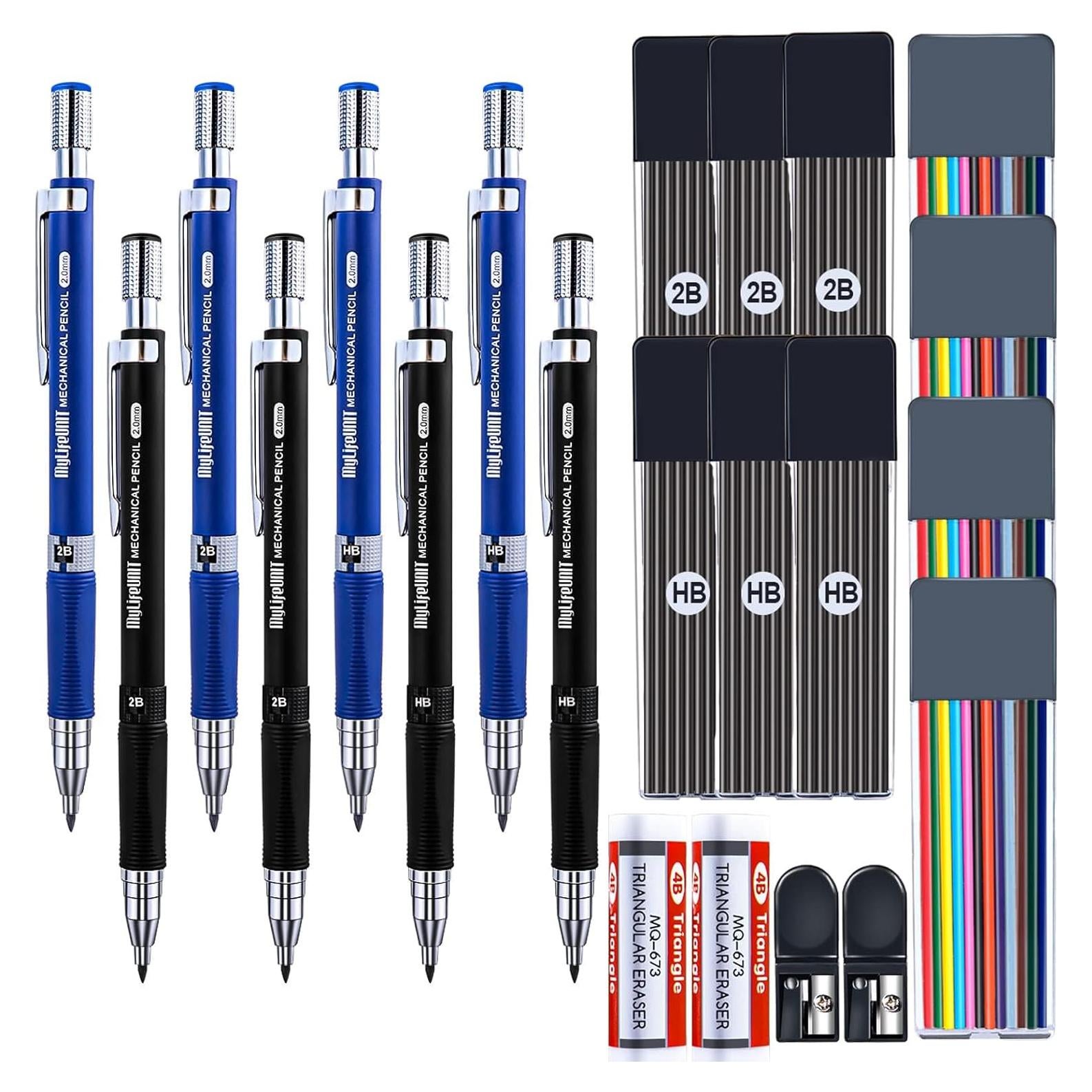 Juego de Lápices Mecánicos MyLifeUNIT 22 Pcs 2.0 mm Multicolor