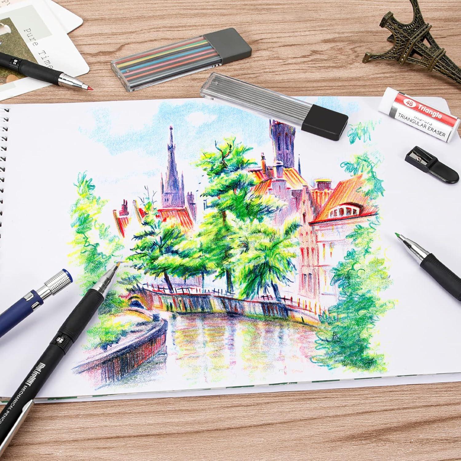 Juego de Lápices Mecánicos MyLifeUNIT 22 Pcs 2.0 mm Multicolor