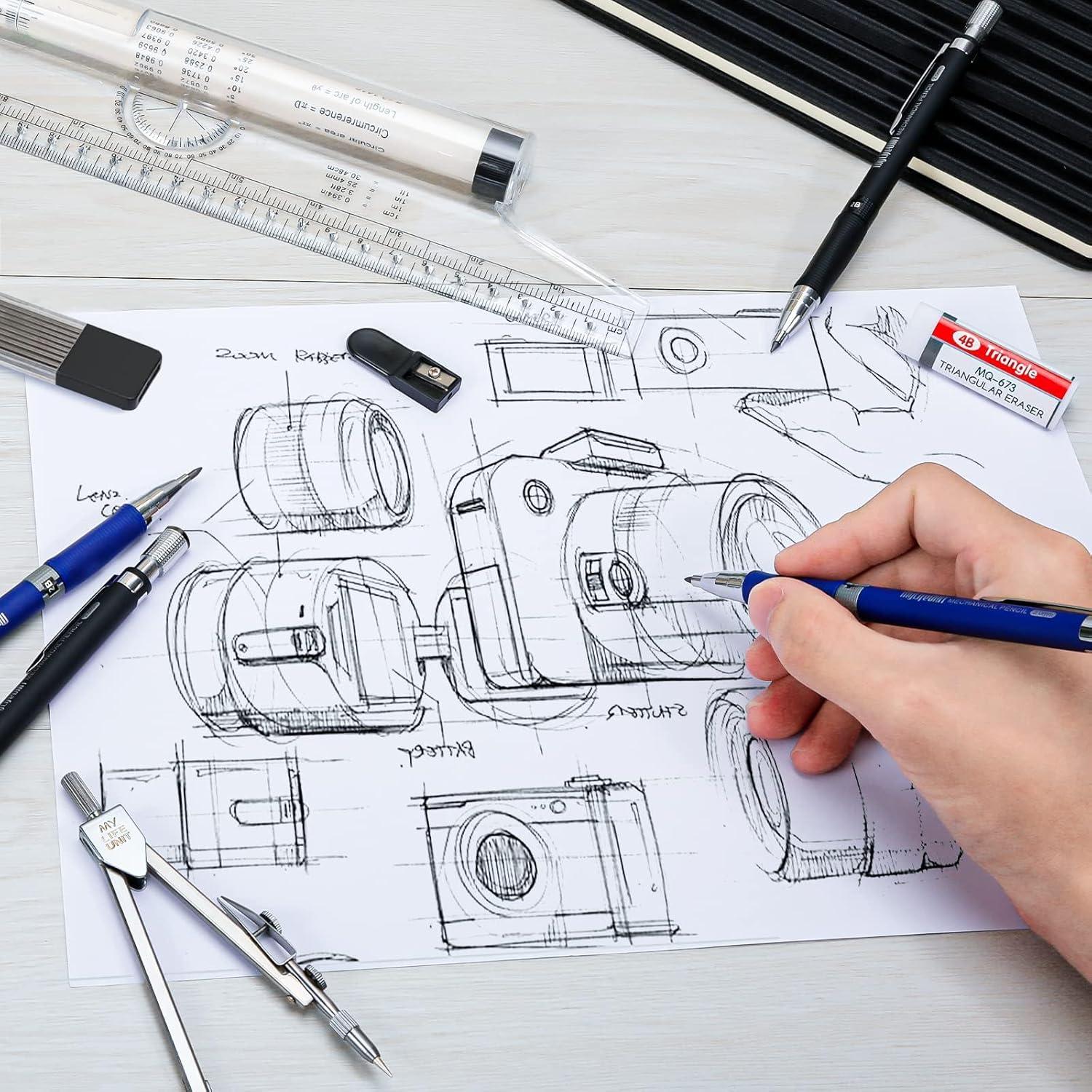 Juego de Lápices Mecánicos MyLifeUNIT 22 Pcs 2.0 mm Multicolor
