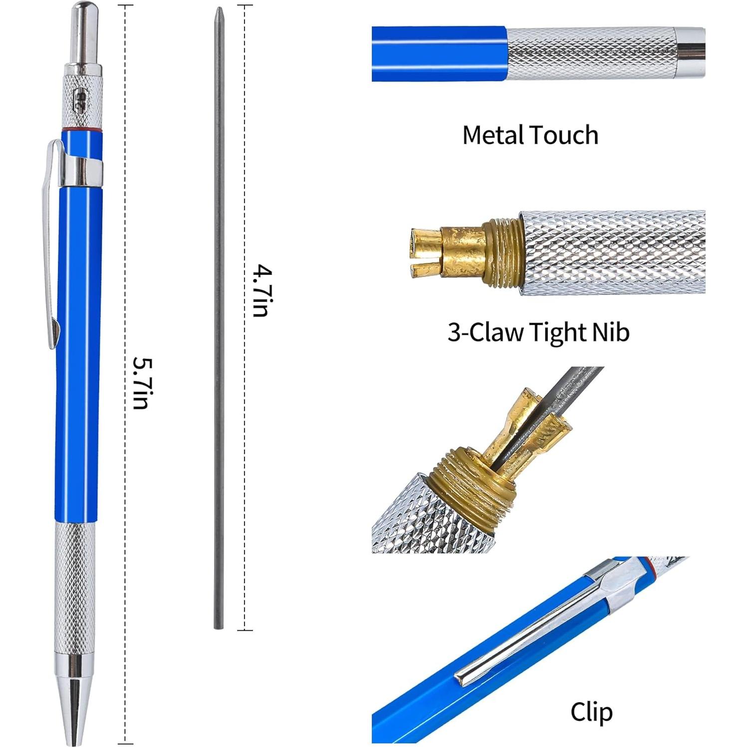 Juego de Lápices Mecánicos Aitikili 2mm con Recargas HB y 2B