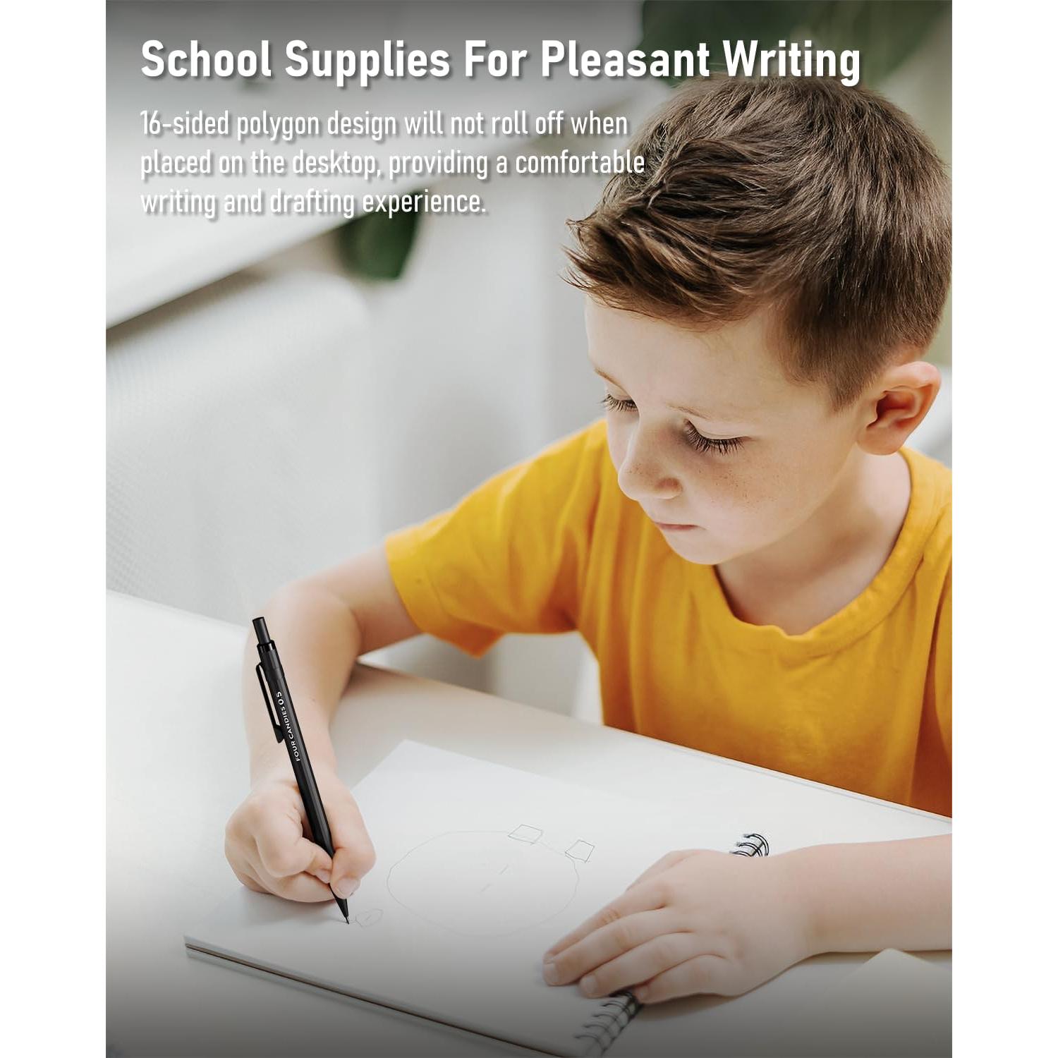 Juego de Lápices Mecánicos Cuatro Caramelos 0.5mm con Recargas