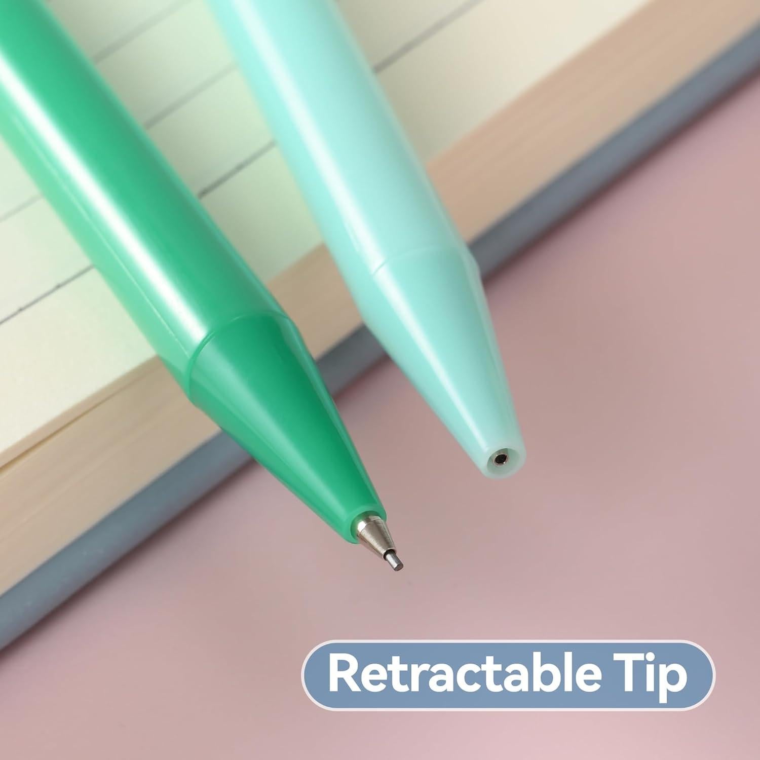 Juego de 12 Lápices Mecánicos Jollin 0.5mm y 0.7mm con Recargas