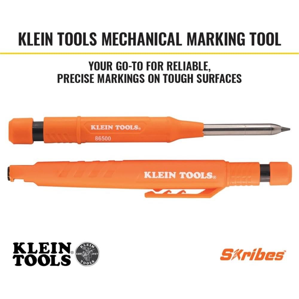 Lápiz Mecánico de Carpintero Klein Tools 86501 2.8 mm con Sacapuntas
