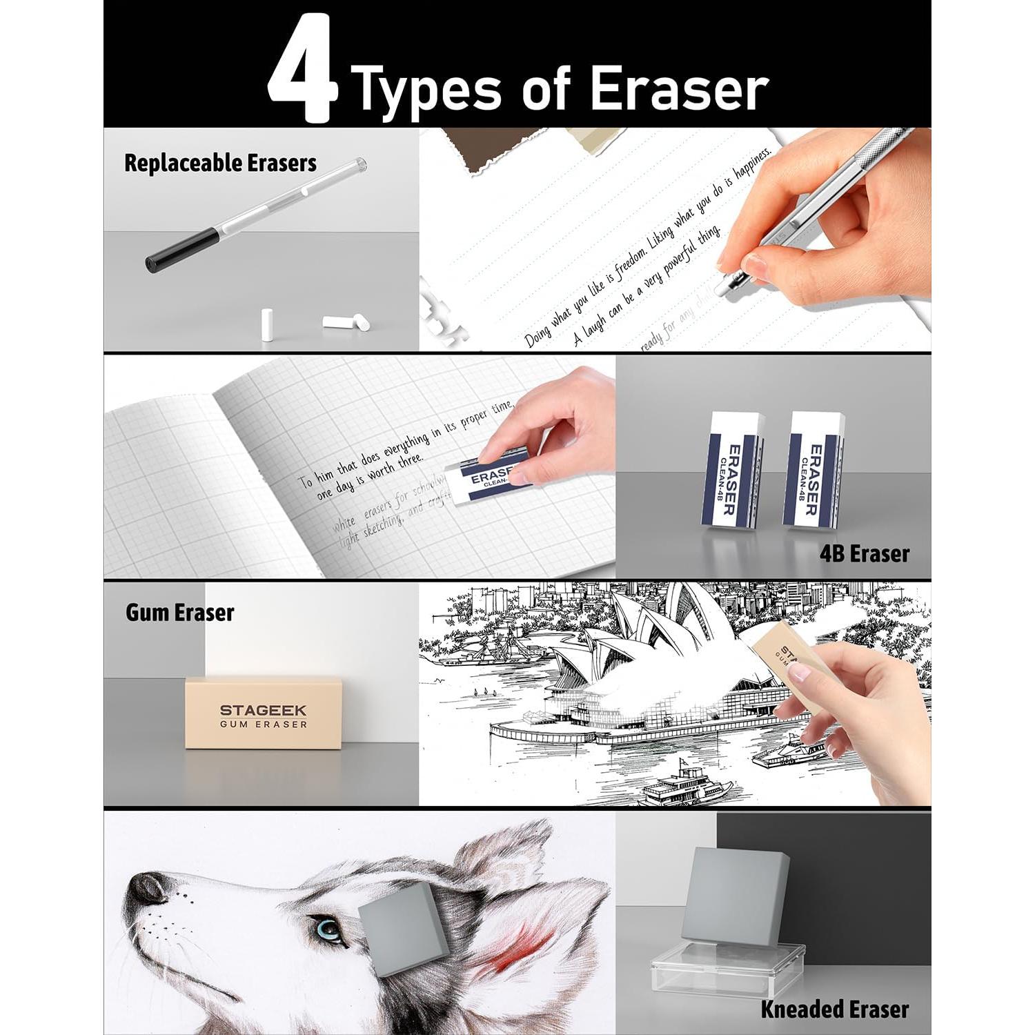 Juego de Lápices Mecánicos STAGEEK 21 Piezas Metal 0.3-2.0mm