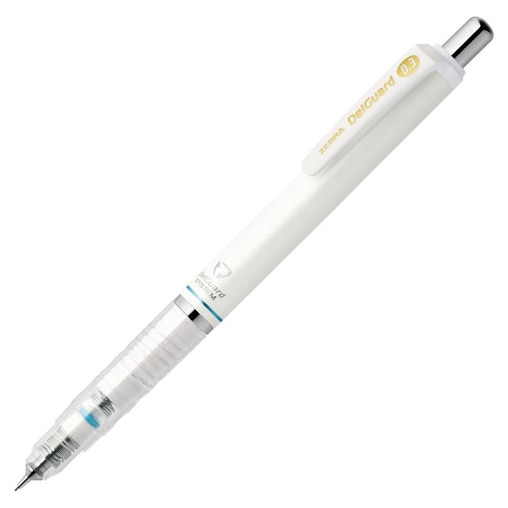 Lápiz Mecánico Zebra Del Guard 0.3mm Cuerpo Blanco
