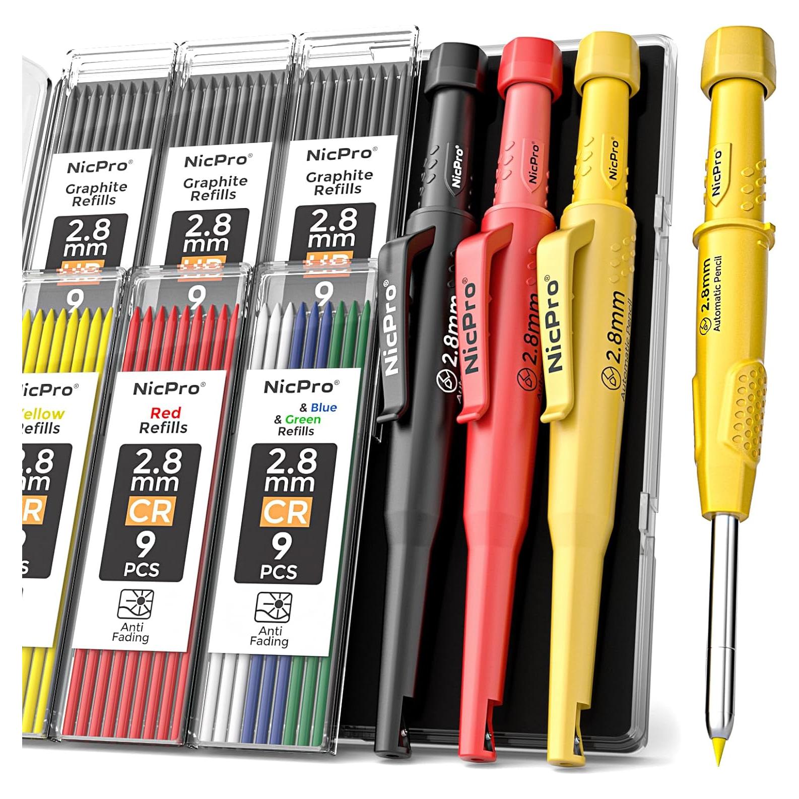 Conjunto de Lápices de Carpintero Nicpro CP3000 - 3 Piezas