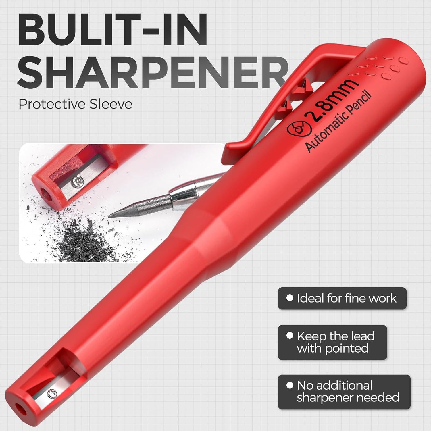 Conjunto de Lápices de Carpintero Nicpro CP3000 - 3 Piezas