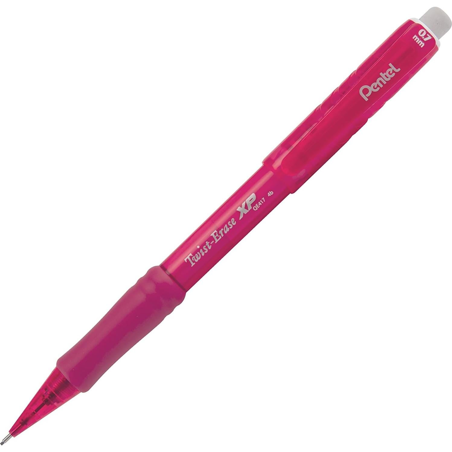 Lápiz Mecánico Pentel Twist-Erase 0.7mm Rosa - Caja 12