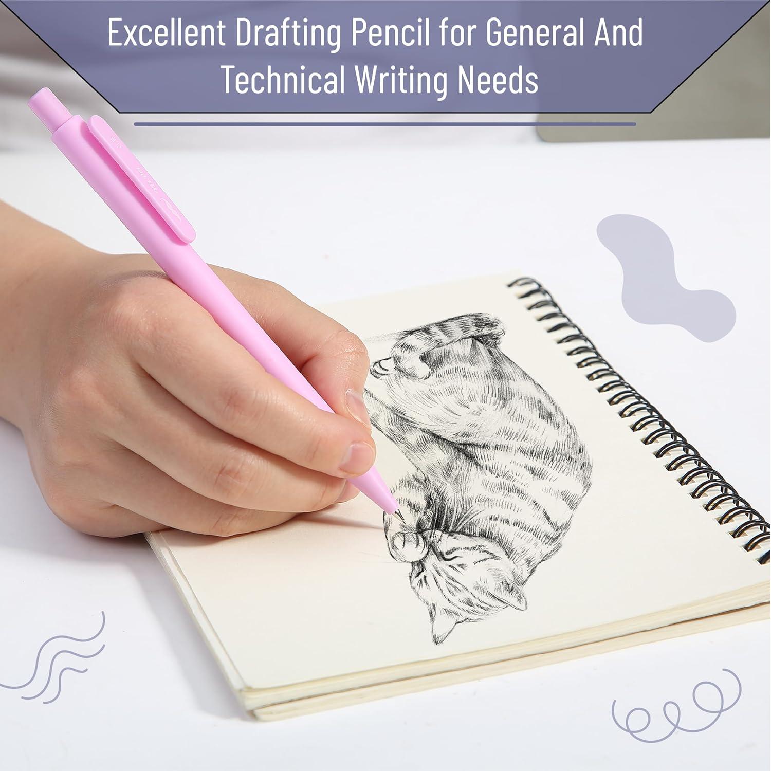 Juego de lápices mecánicos pastel Mr. Pen 6 unidades 0.5-0.7mm