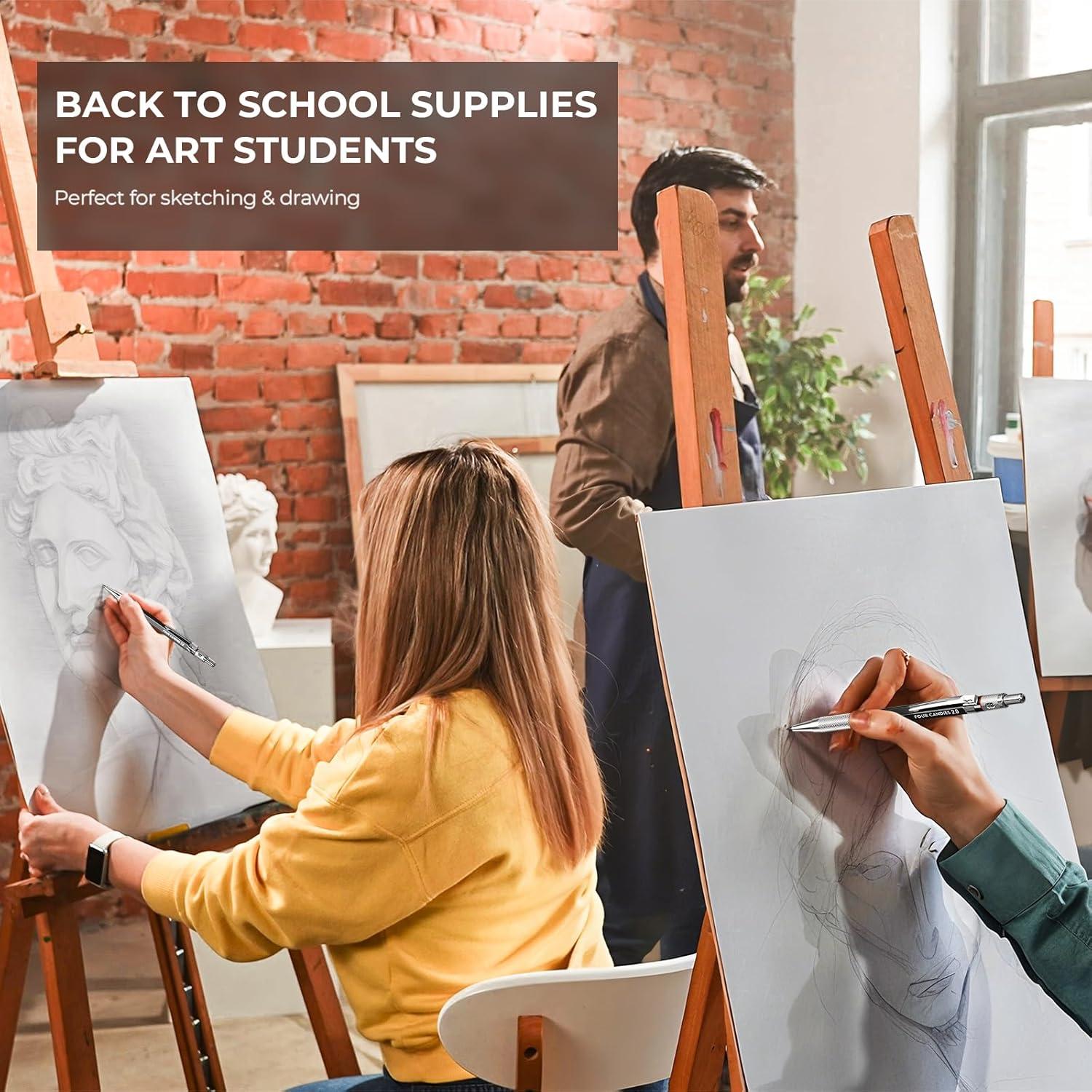 Juego de Lápices Mecánicos 2mm Cuatro Caramelos 17 Piezas