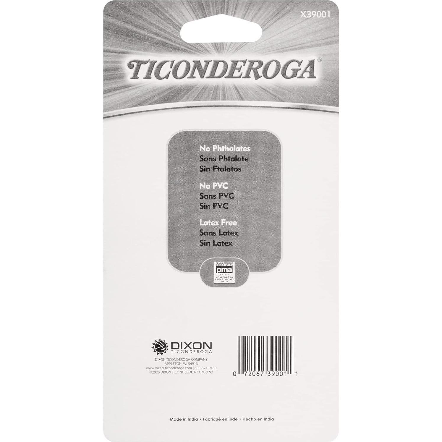 Sacapuntas 2 en 1 Dixon Ticonderoga Duo Verde Amarillo