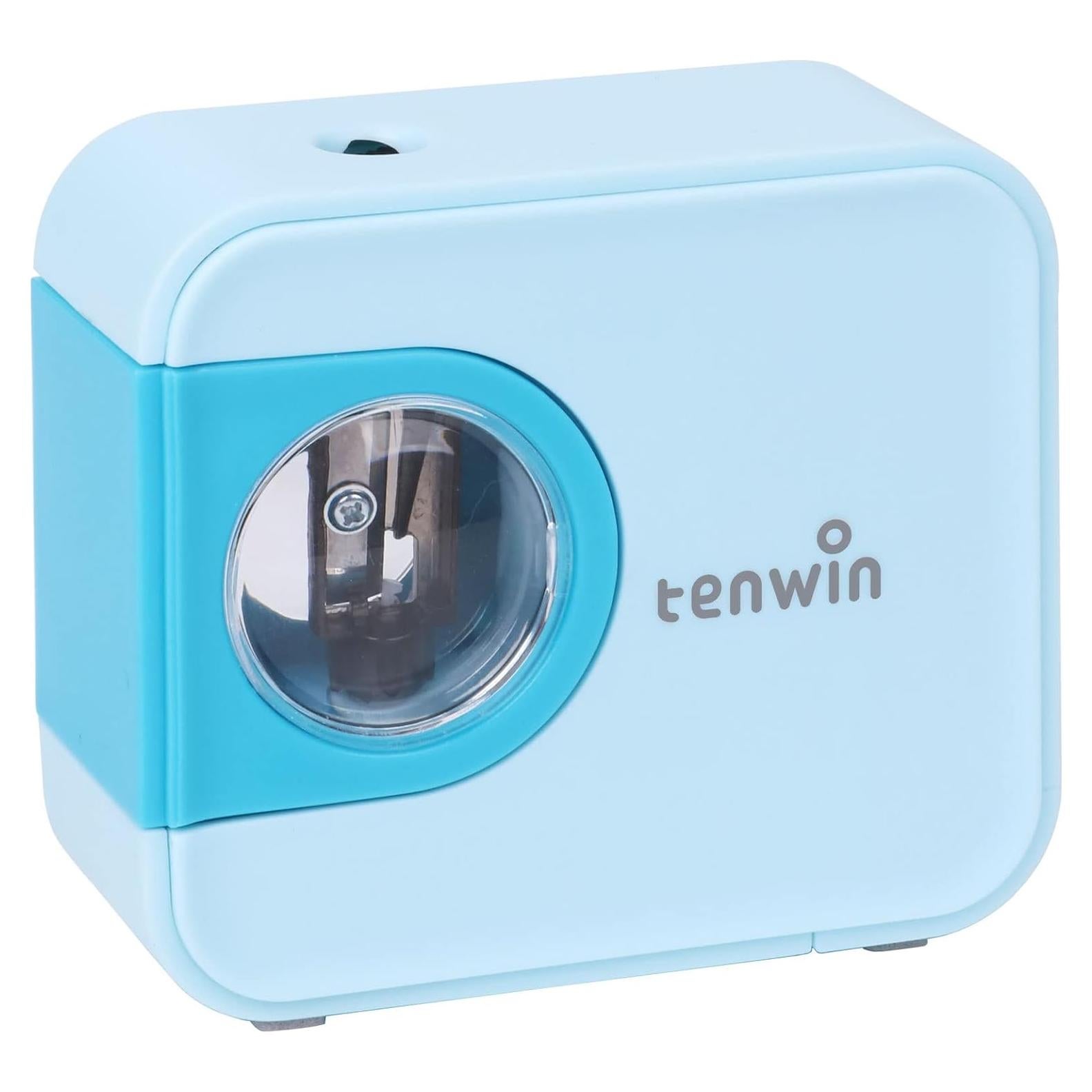 Sacapuntas Eléctrico Portátil Tenwin TW8316 Azul 6-8mm