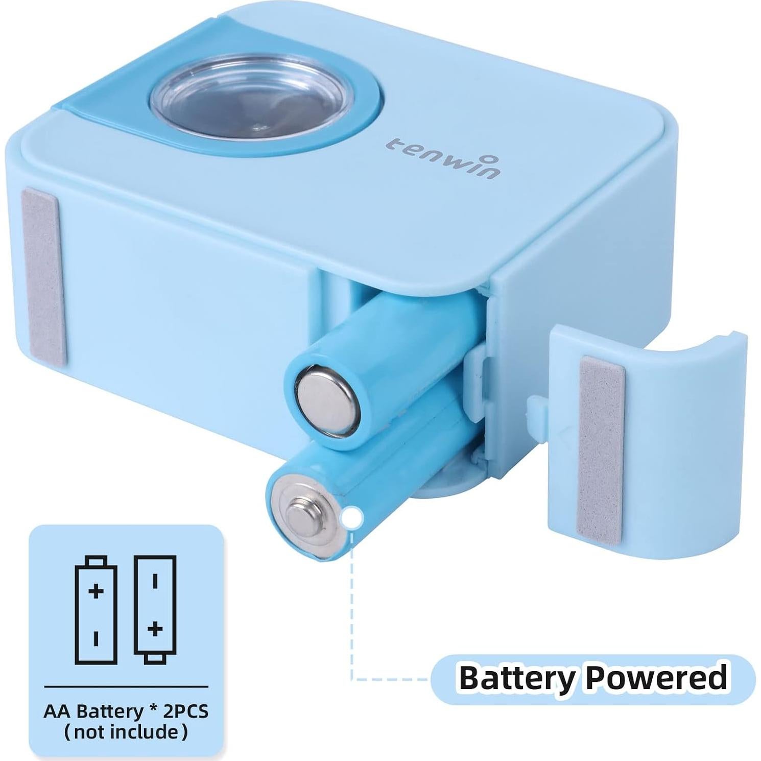 Sacapuntas Eléctrico Portátil Tenwin TW8316 Azul 6-8mm