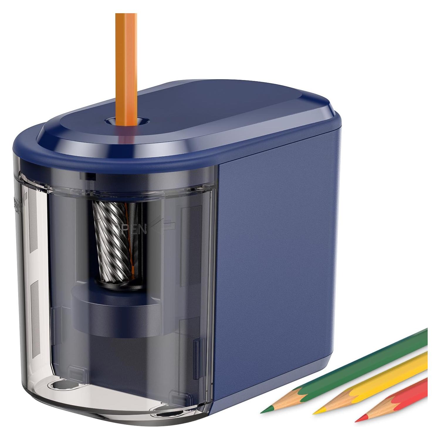 Sacapuntas eléctrico RIYO 246g para lápices 6-8mm