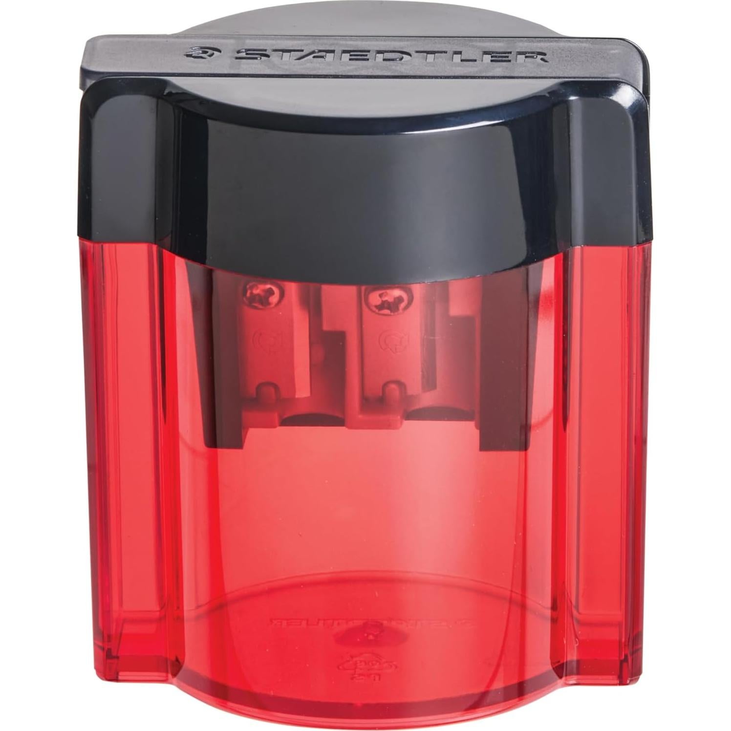 Afilador de Lápices STAEDTLER Doble Orificio con Tapa - 1 Cuenta