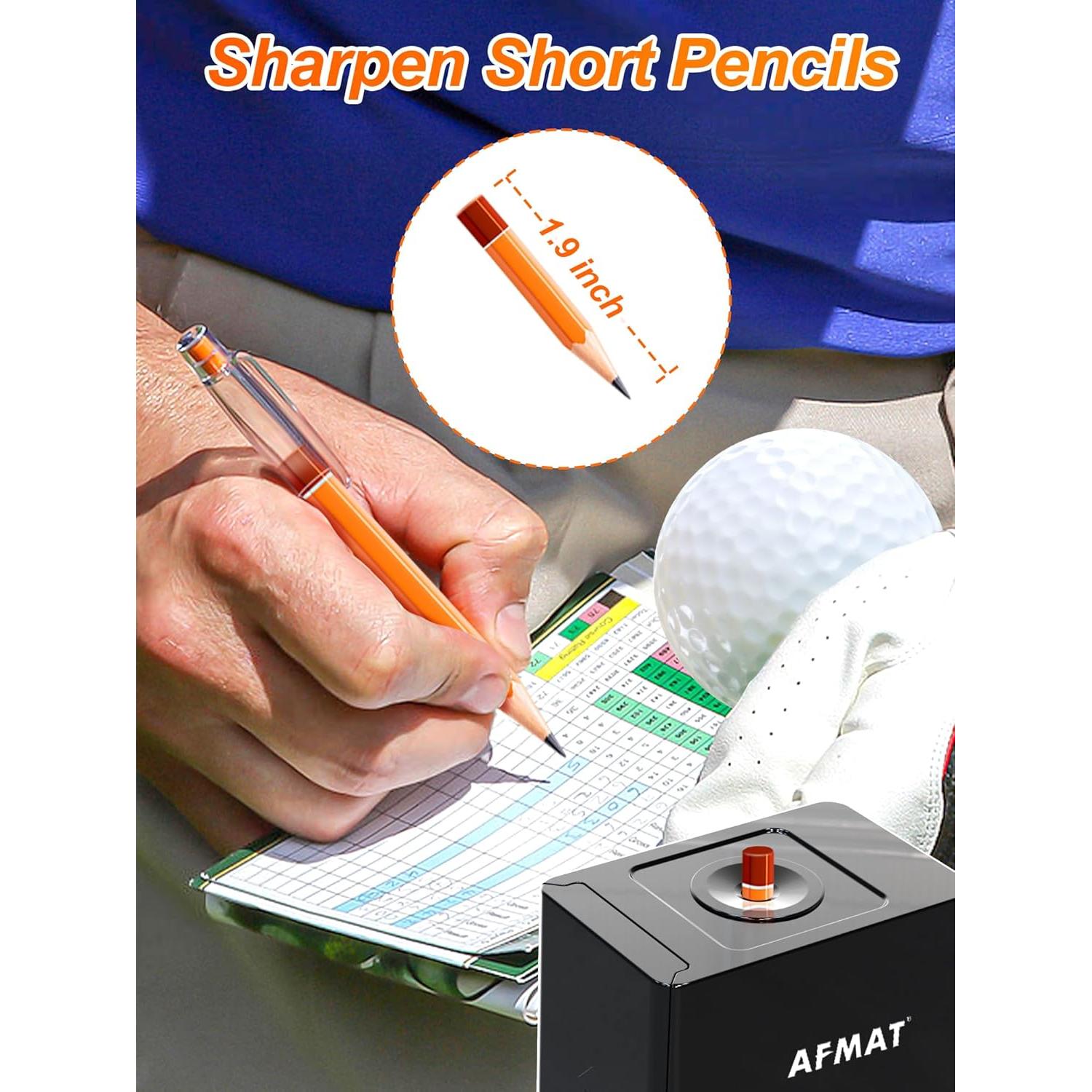 Sacapuntas Eléctrico Automático AFMAT PSA8 para Lápices 8mm