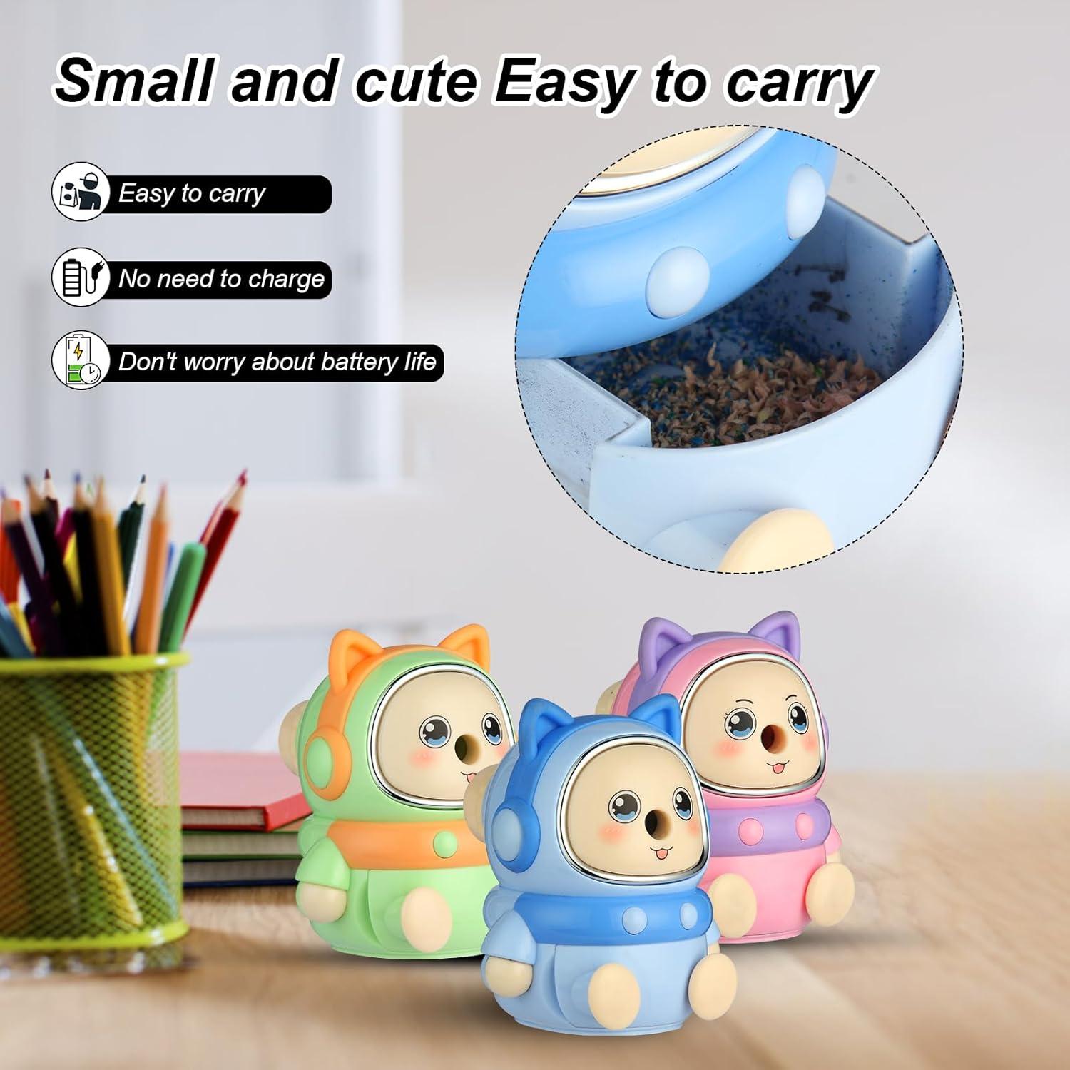 Sacapuntas Manual GoYoho Rosa 5 Puntos para Niños