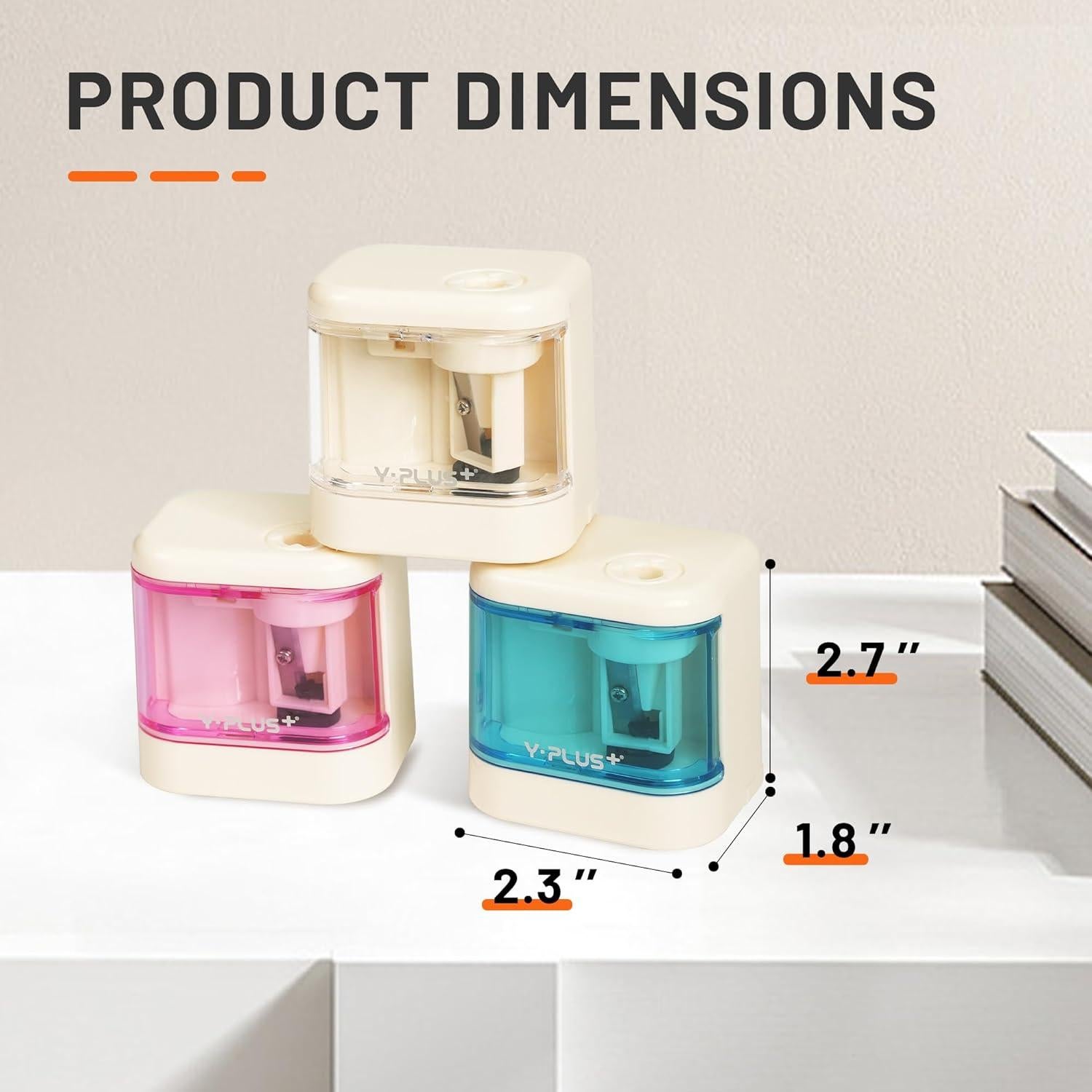 Sacapuntas Eléctrico YPLUS para Niños - Portátil y Compacto