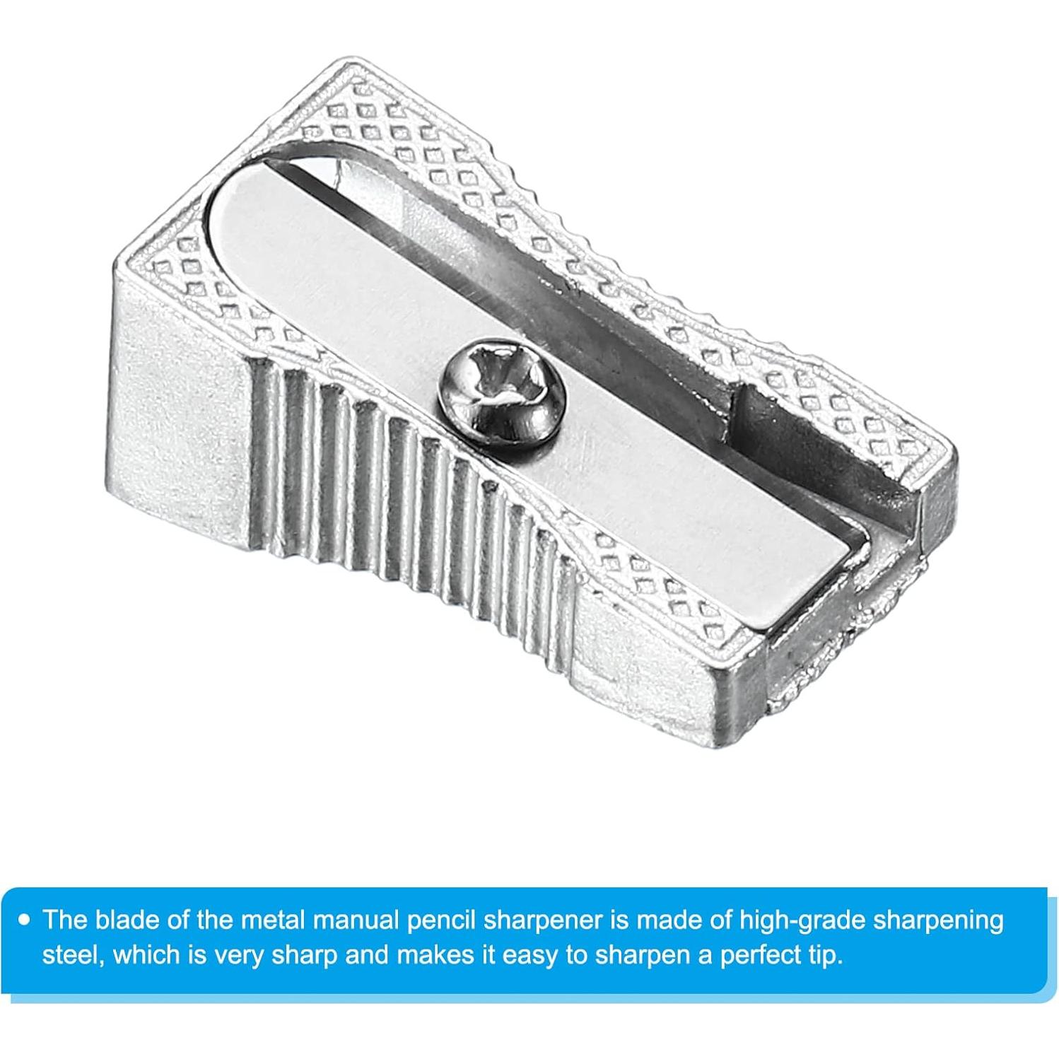 Afiladores de Lápiz Manuales PATIKIL, Paquete de 6, Metal