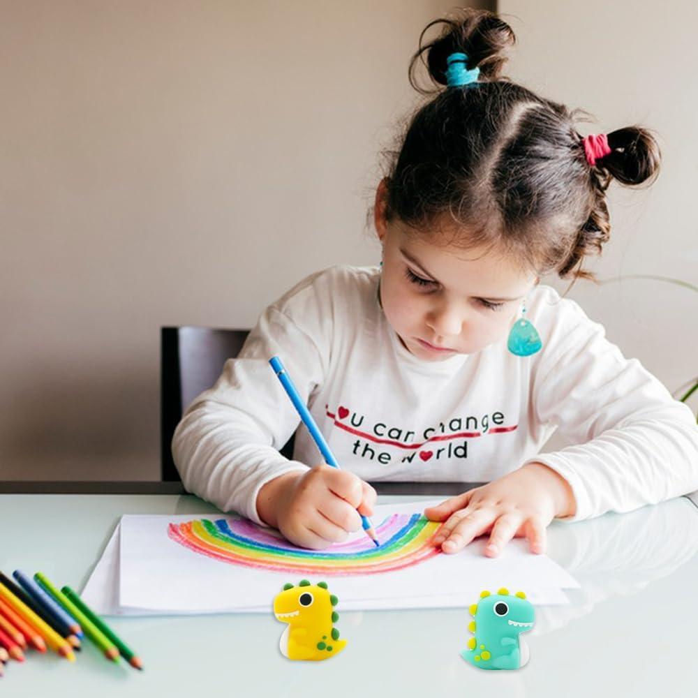 Set de 8 Sacapuntas Kawaii Baowindy para Niños - Multicolor