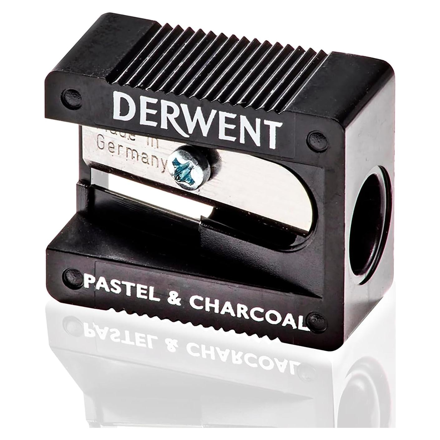 Sacapuntas Manual Compacto Derwent para Lápices Pastel