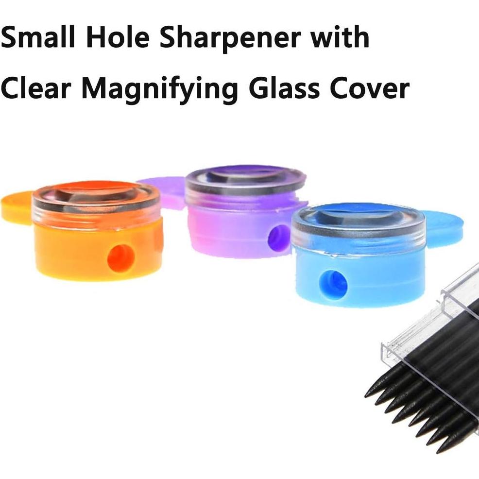 Sacapuntas WEKOIL Mini 2.0mm - Paquete de 3 Colores