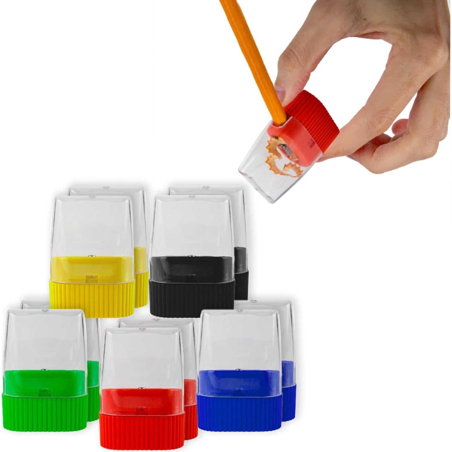 Paquete de 25 Sacapuntas Manuales Trail Maker - Plástico Colorido