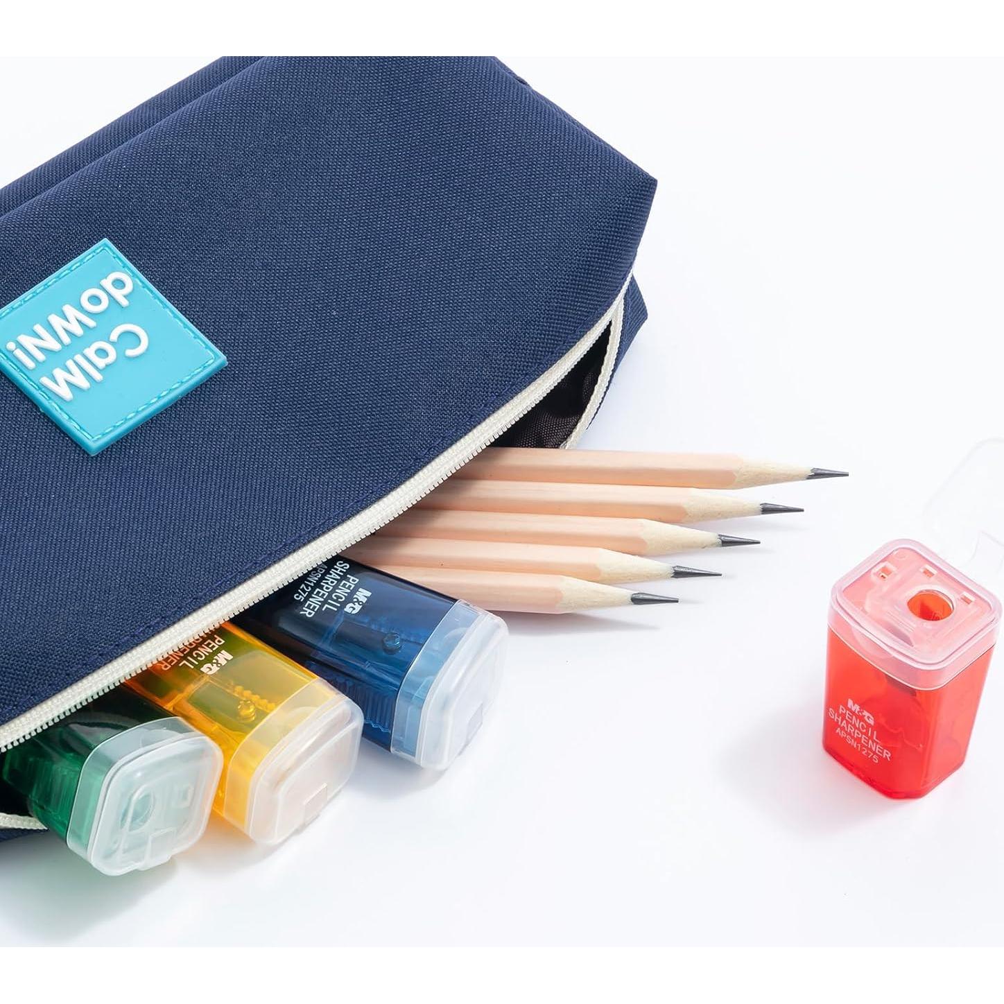 Sacapuntas Manual M&G 4 Pcs Compacto Colorido con Cubiertas