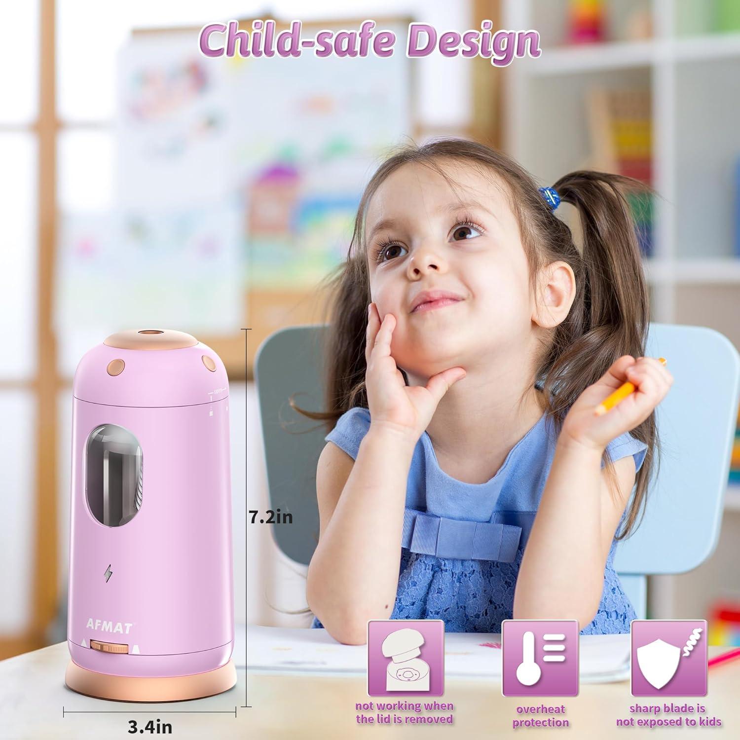 Sacapuntas Eléctrico Automático AFMAT PSC8 Recargable 7-11.5mm