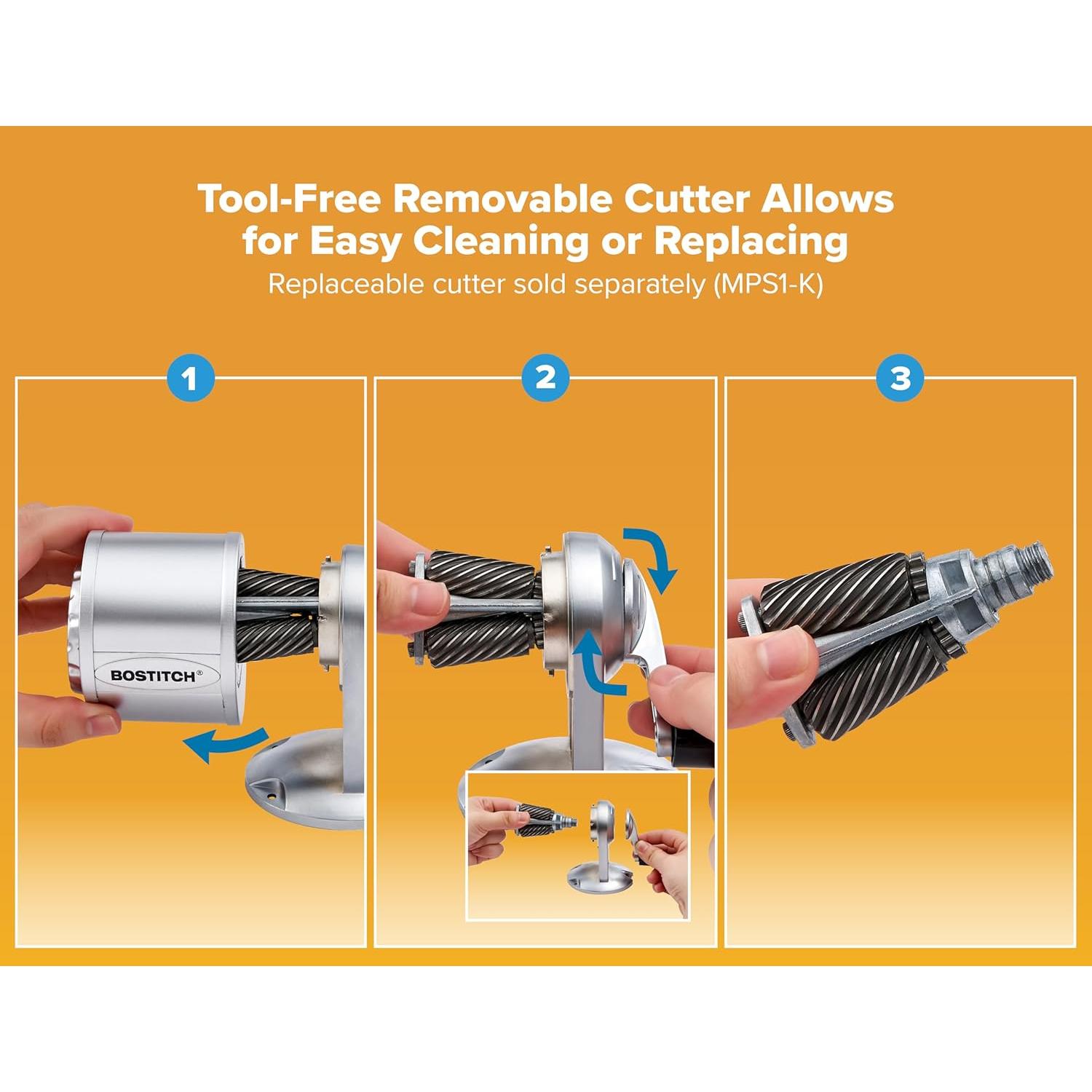 Sacapuntas Manual Bostitch MPS1-CH Metal 8 Tamaños