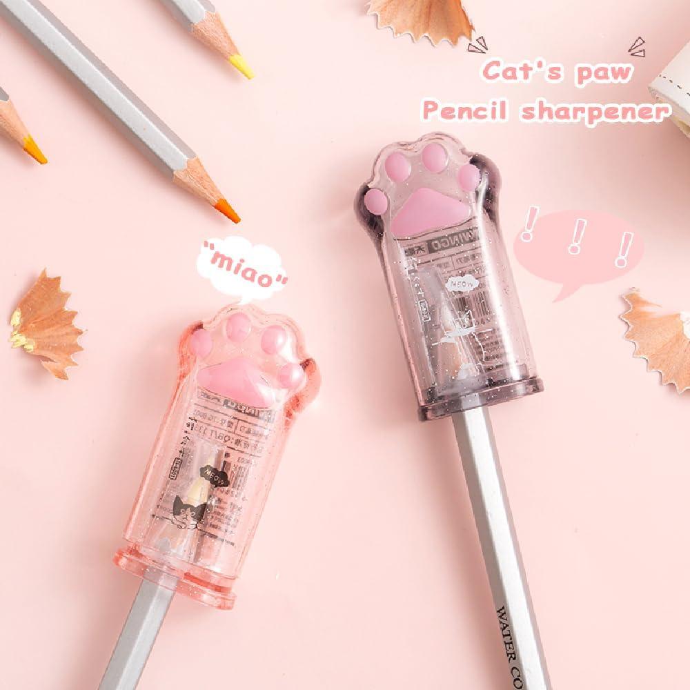 Juego de Papelería Kawaii PANDENNER 4 Piezas Rosa