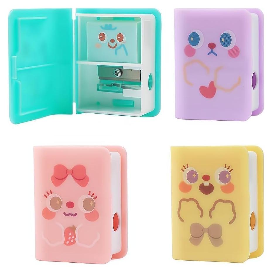 Sacapuntas y Borrador Doble Juroicessry Multicolor 10.7x7.8cm