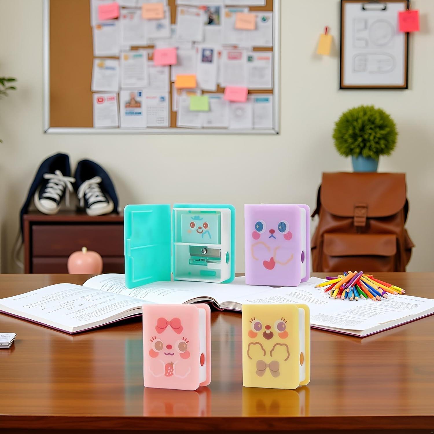 Sacapuntas y Borrador Doble Juroicessry Multicolor 10.7x7.8cm