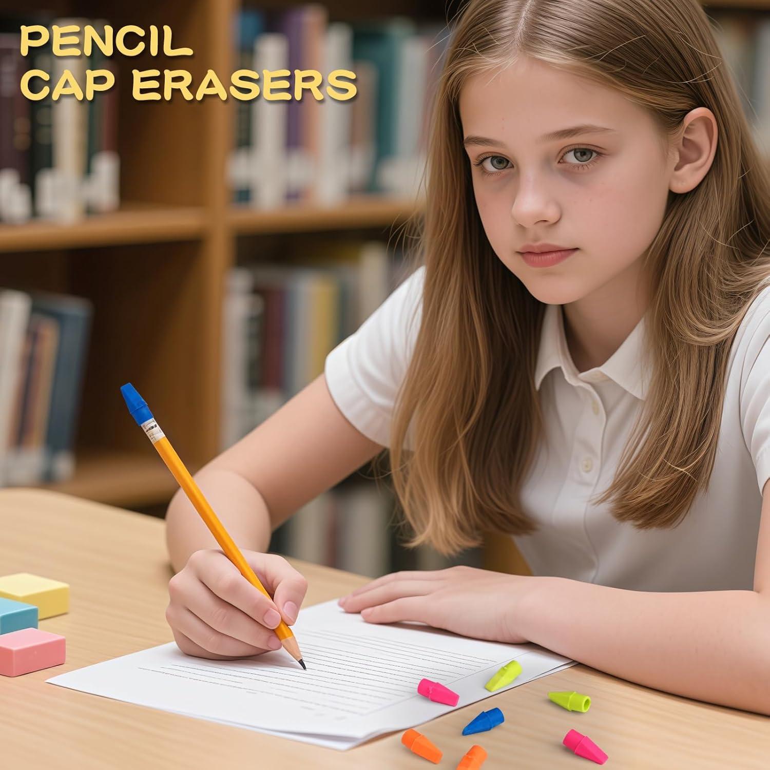 Juego de 18 Gomas de Borrar AmoreAngelCRAFTS - Colores Brillantes