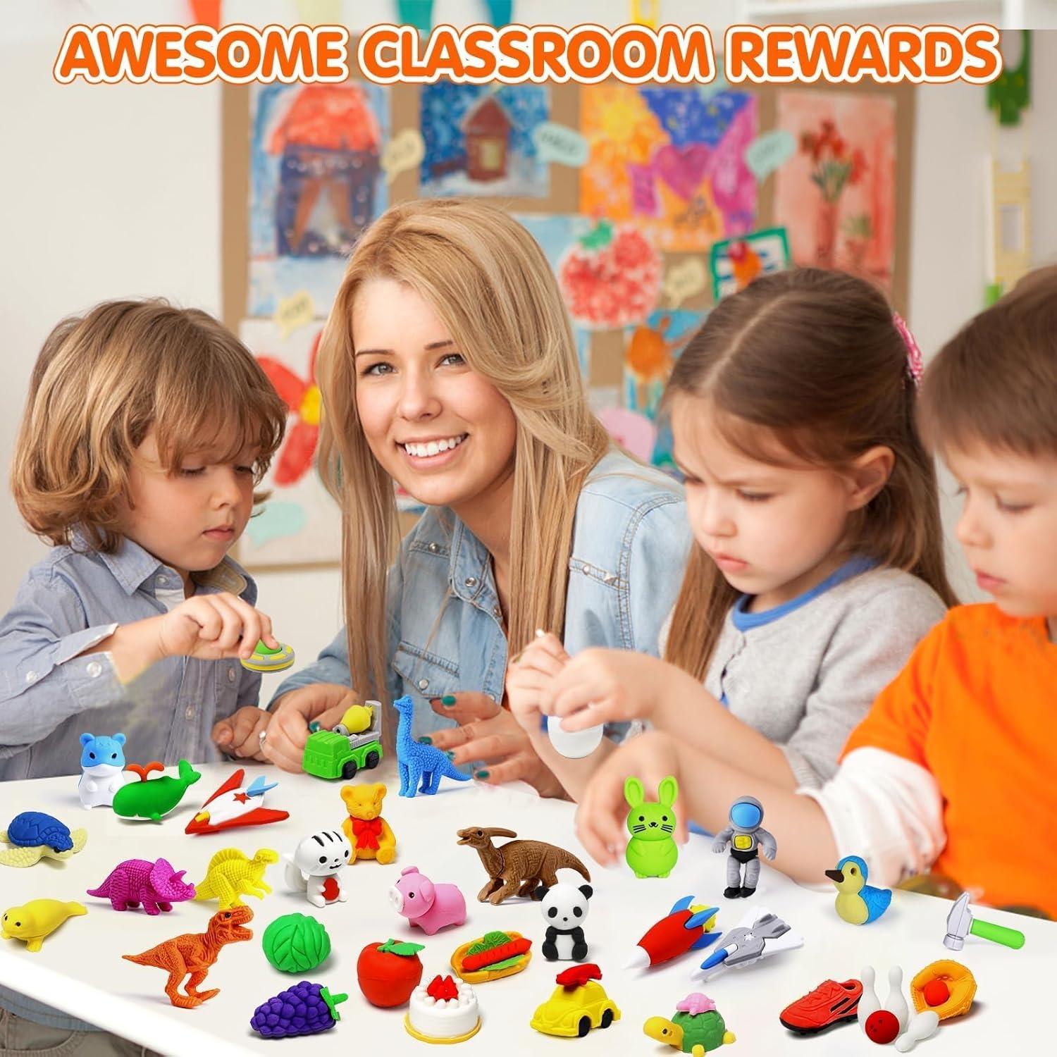 Paquete de 140 Borradores 3D WITALENT para Niños Multicolor