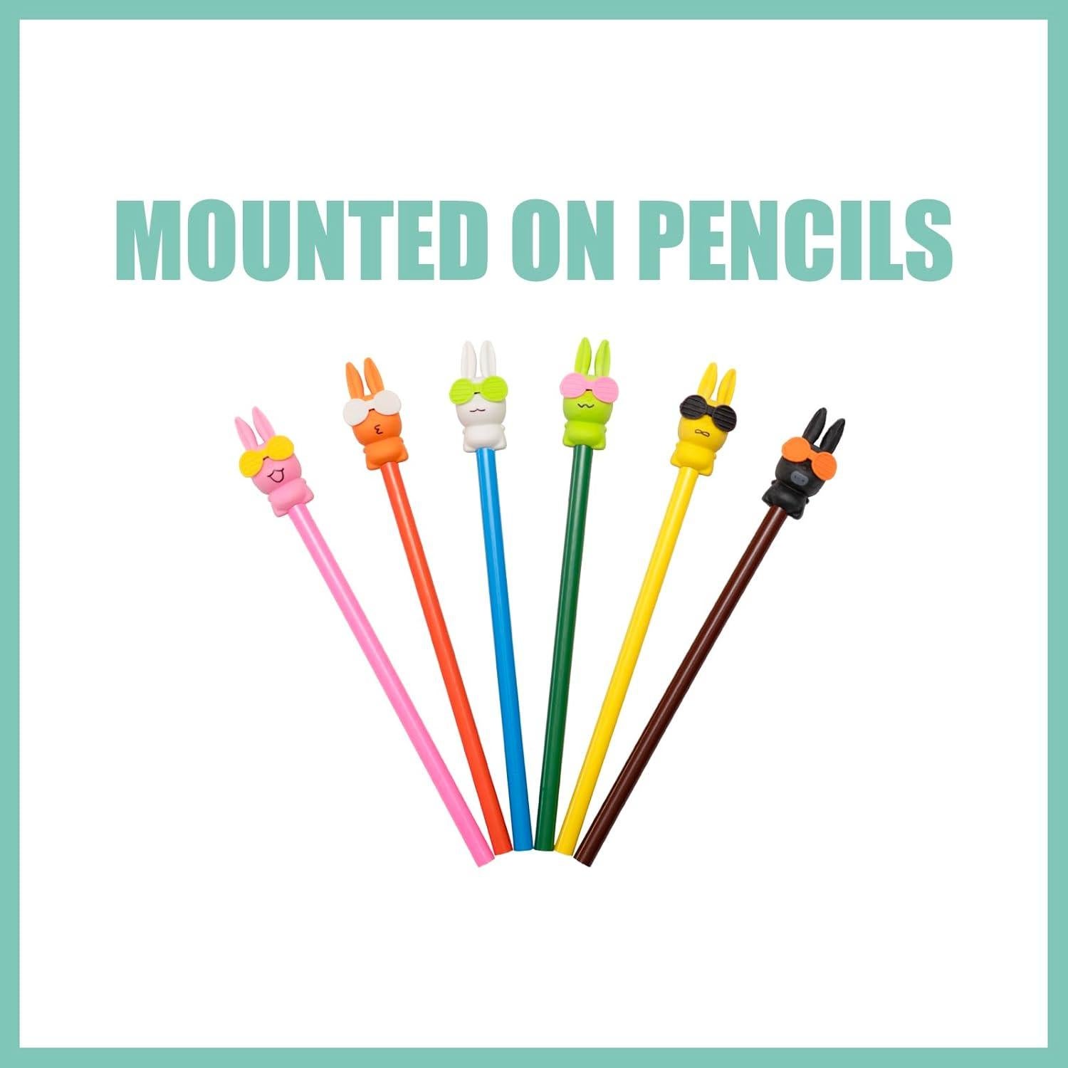 30 Gomas de Borrar 3D de Animales Clock King - Coloridas