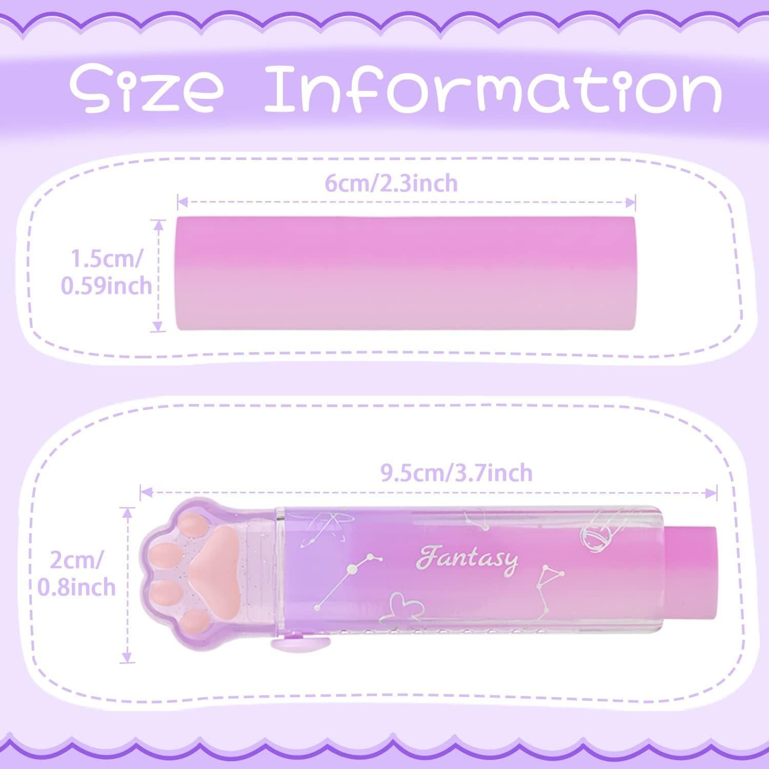 Borradores Retráctiles Benvo 4Pcs Patita de Gato Gel