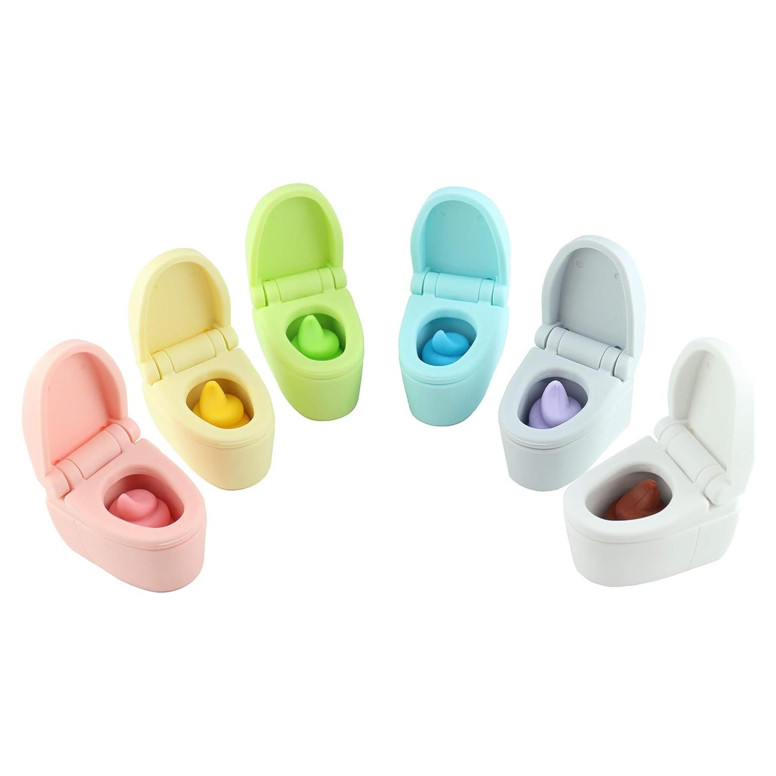 Juego de Gomas de Borrar Iwako - Set de 6 en Forma de Caca