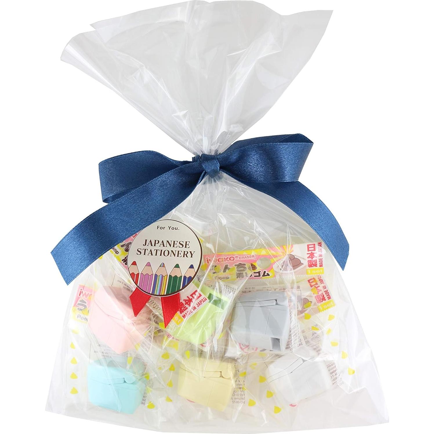 Juego de Gomas de Borrar Iwako - Set de 6 en Forma de Caca