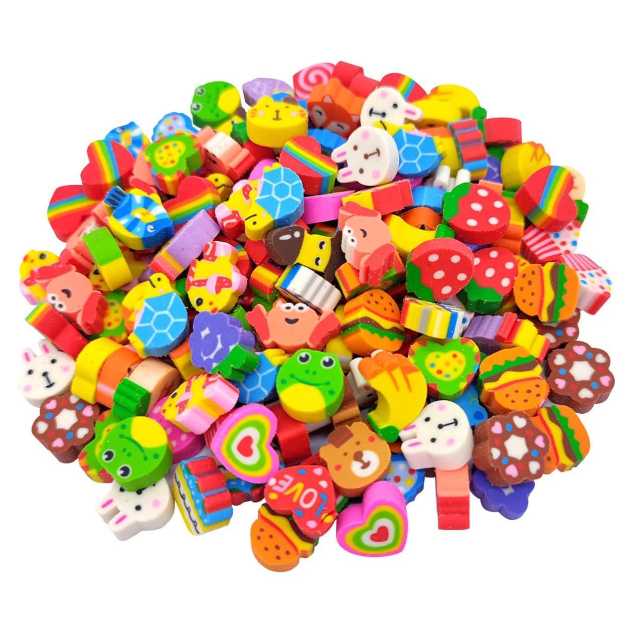 Borradores Mini 150pcs BlingKingdom Animales Frutas No Tóxicos