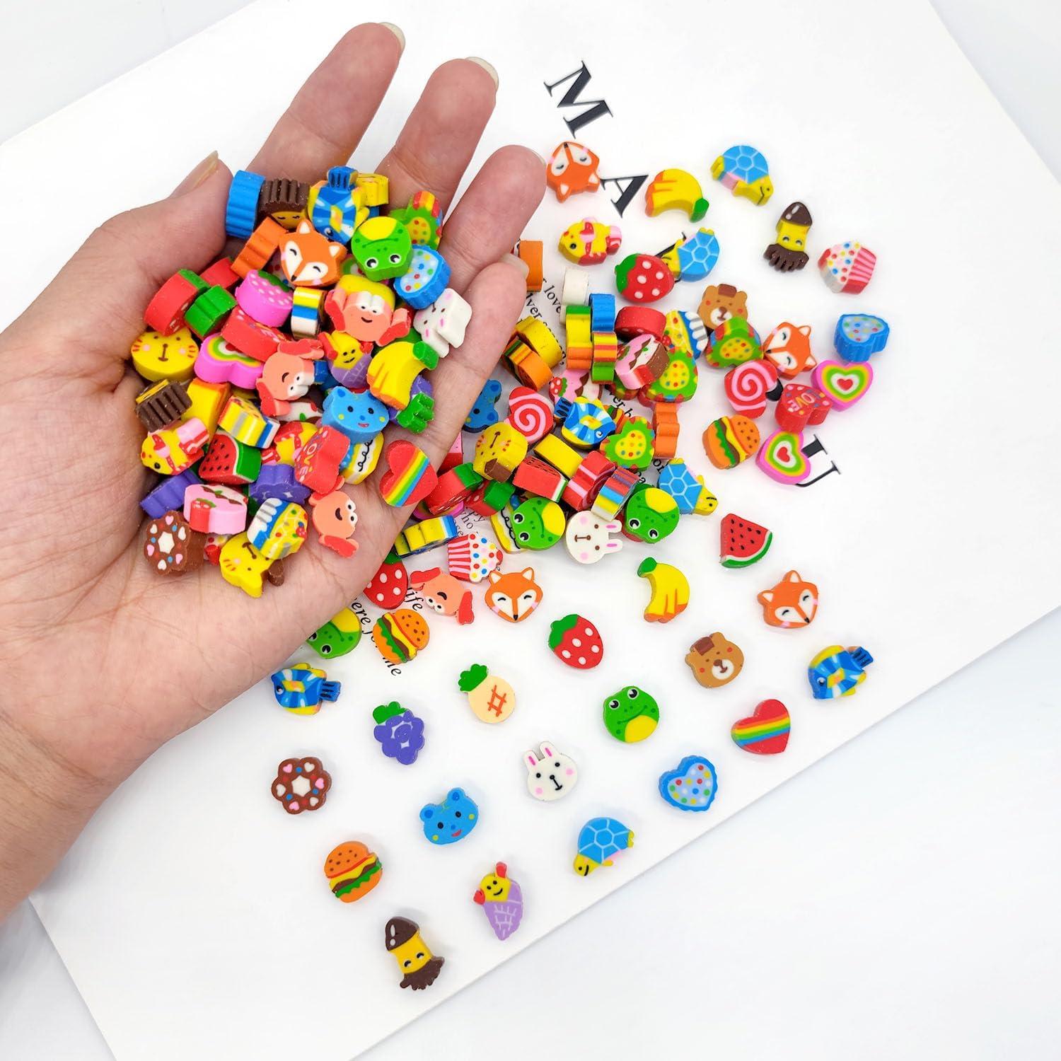 Borradores Mini 150pcs BlingKingdom Animales Frutas No Tóxicos