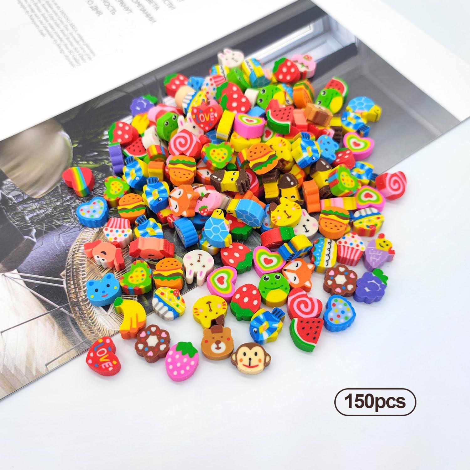 Borradores Mini 150pcs BlingKingdom Animales Frutas No Tóxicos