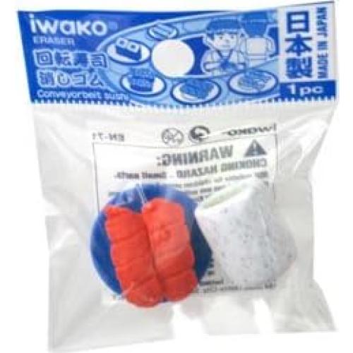 Borradores Iwako Japoneses Mini Sushi 6 Piezas Ecológicos