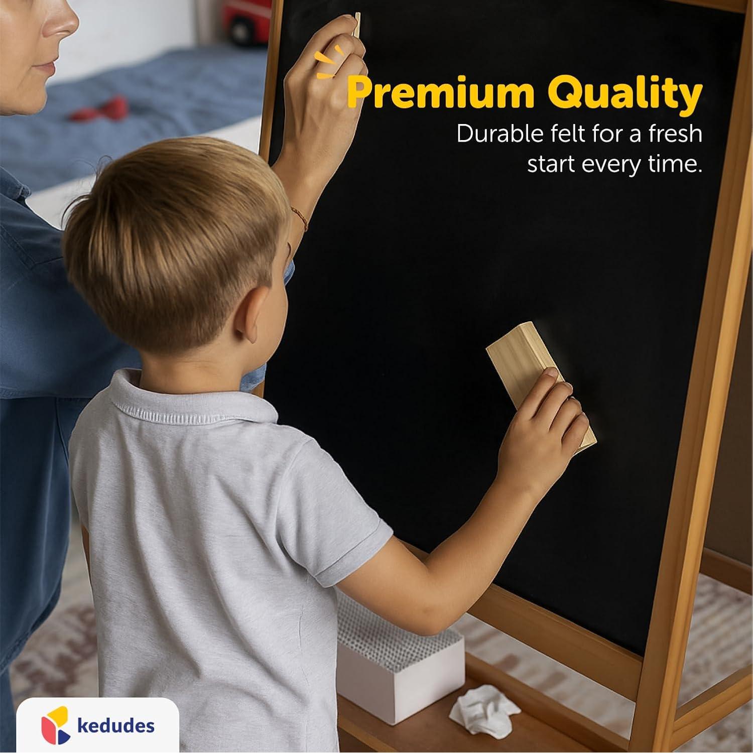 Borrador de Pizarra Kedudes 2 Paquete 12.45 cm Fieltro Premium