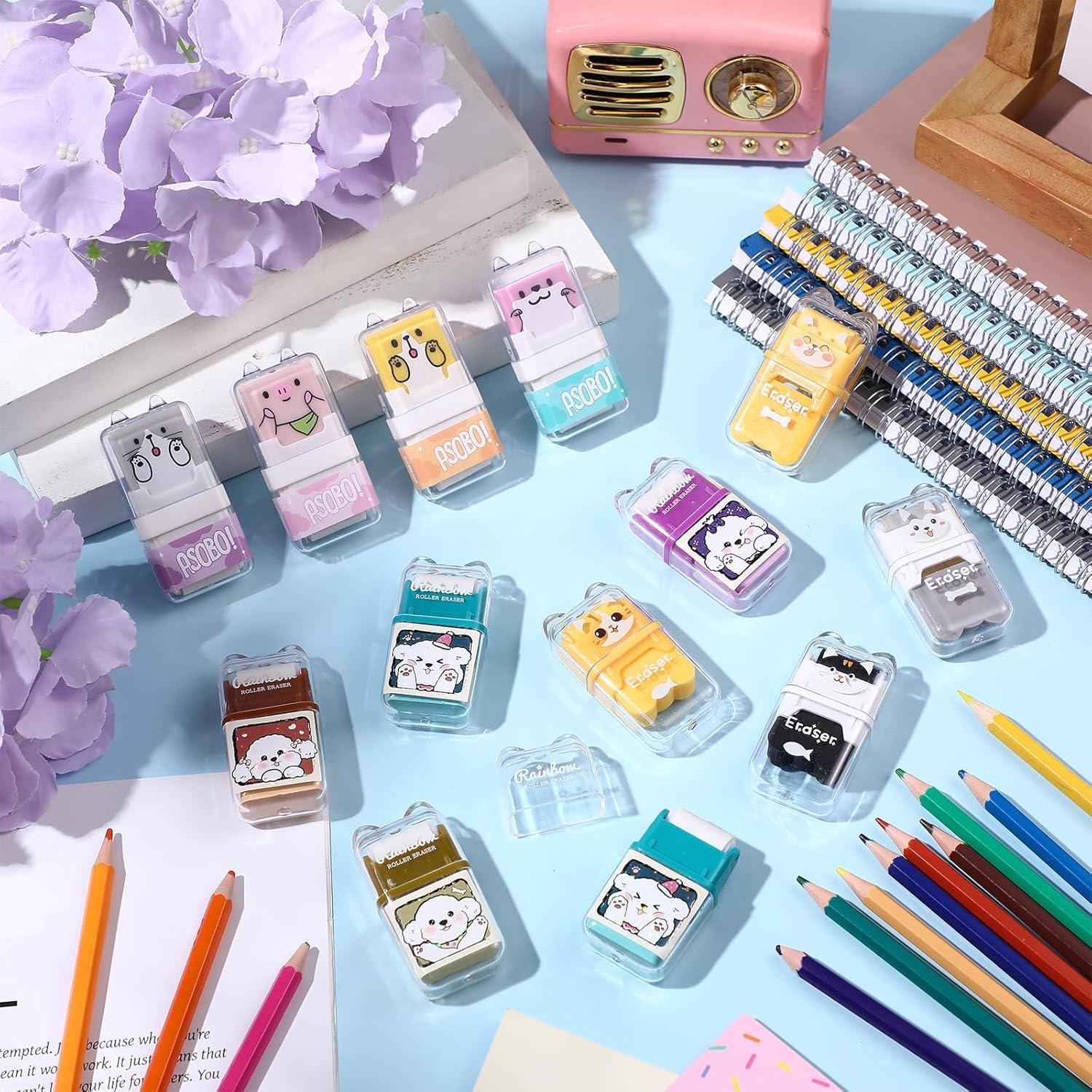 Gomas de Borrar para Niños Seajan 44 Piezas Tema Animales