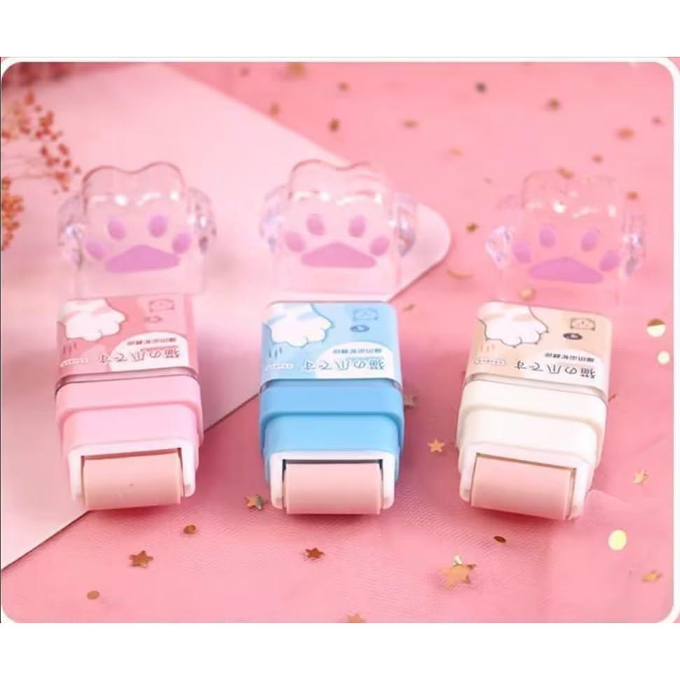 Borrador Rodante Patita de Gato ZGLUZP - Set de 2 Pcs Multicolor