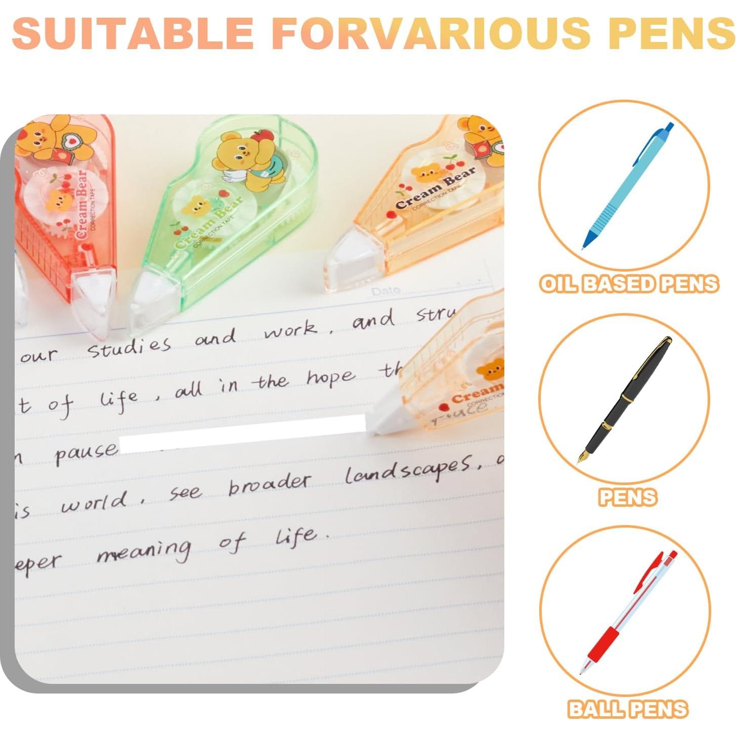 Cinta Correctora Blanca Jovanssen 6 Unidades 4m Cada Una