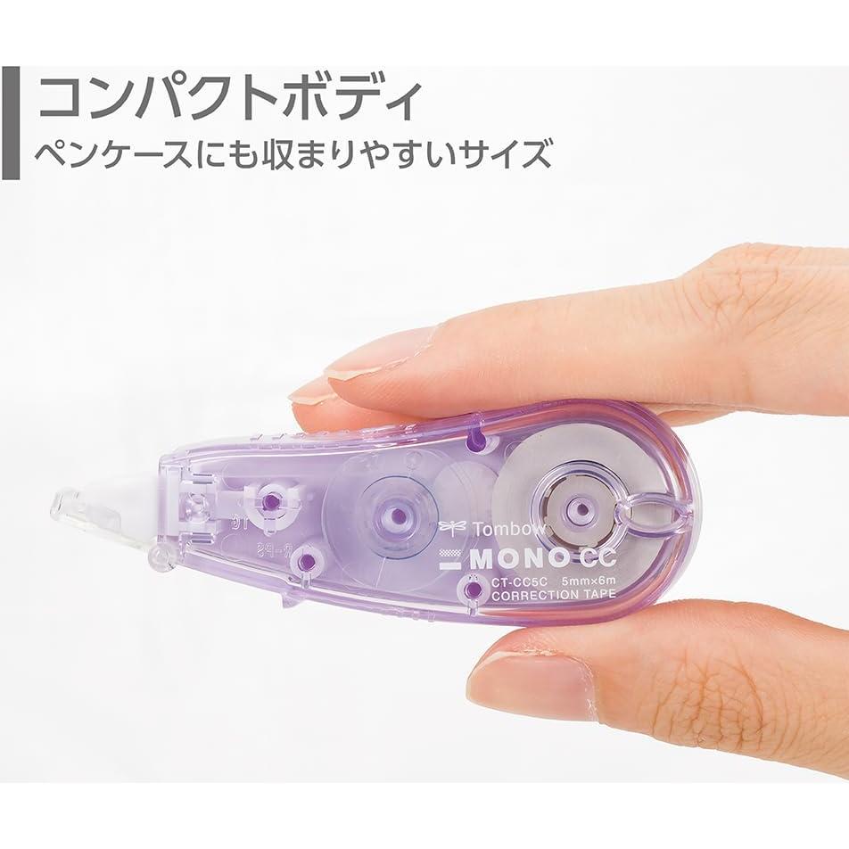 Cinta Correctora Tombow MONO CC 5 mm Mini 3 Piezas Colores