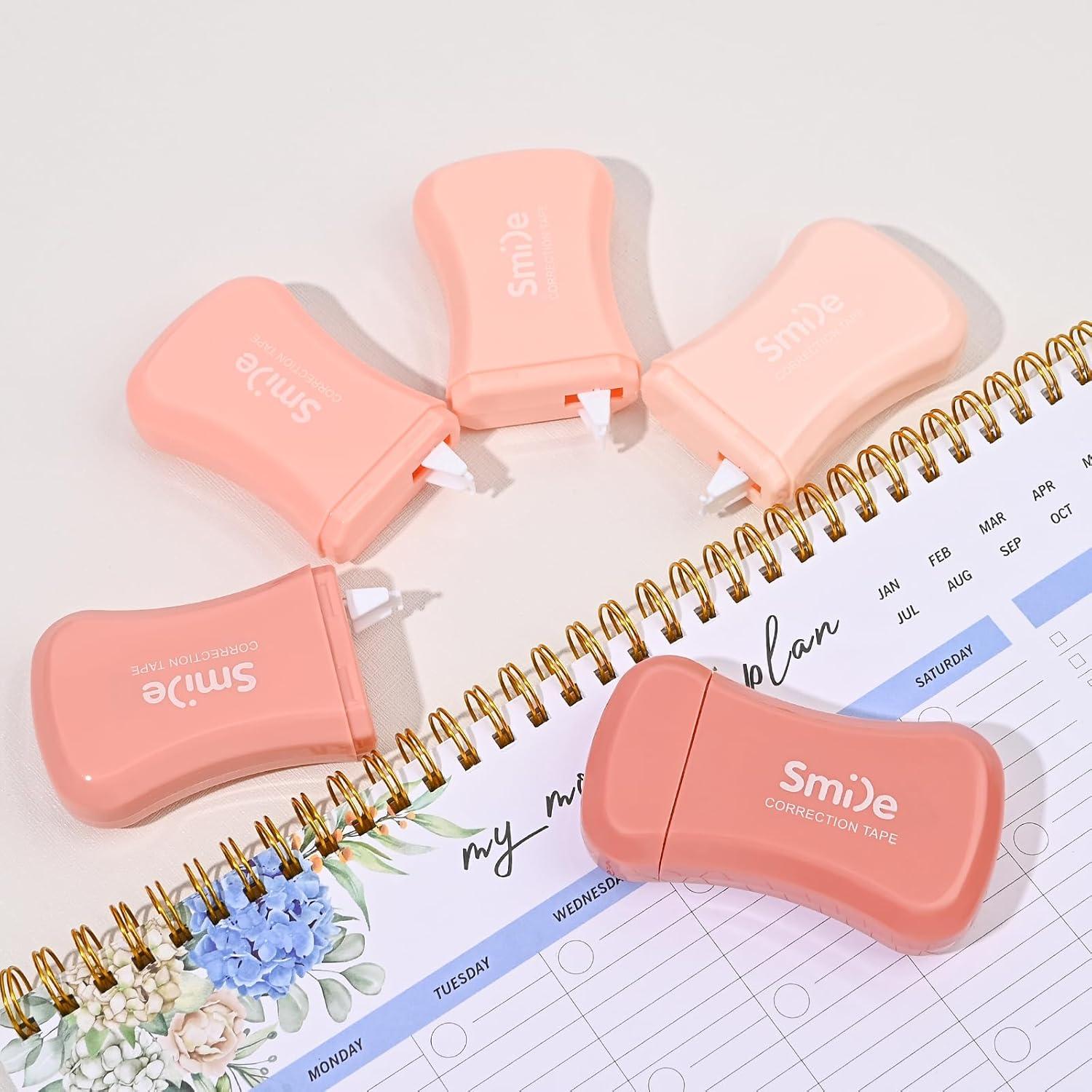 Cinta Correctora Temiary 10 Pcs Blanca, Aplicadores Suaves